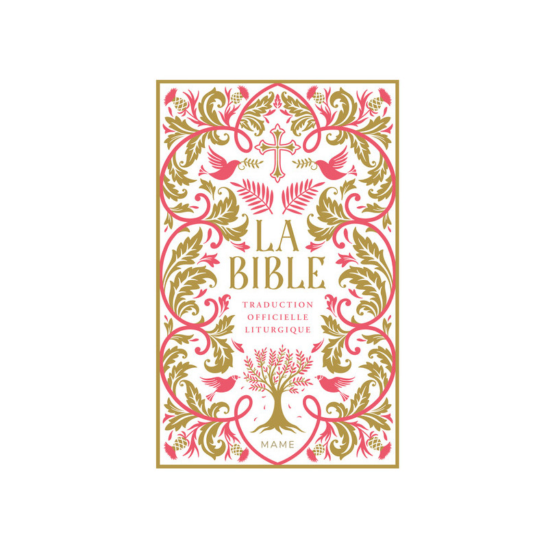 La Bible reliée rouge corail, Traduction Officielle Liturgique, Mame