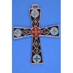 Croix bronze d'art, Alpha...