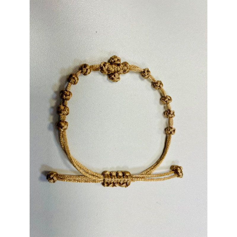 Bracelet dizainier en coton, Hôpital Psychiatrique de la Croix, Beyrouth, Liban