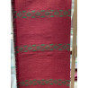 Nappe carrée d'Akhmin, Haute Egypte,  145 x 145 cm, rose motif vert, AHEED