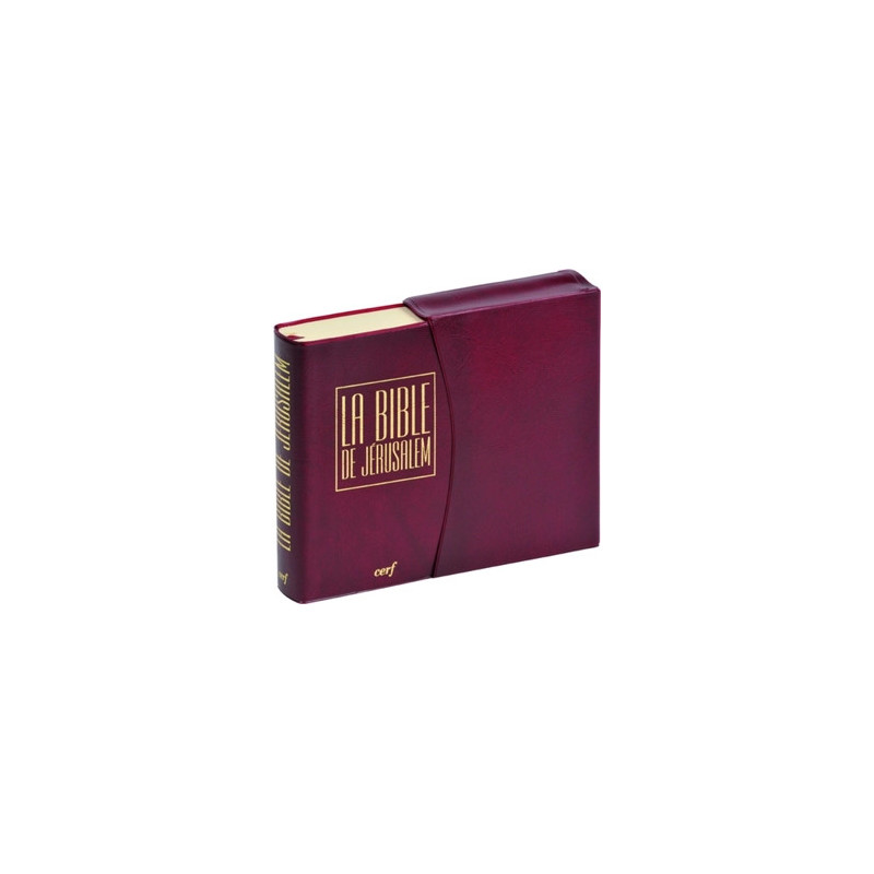 La Bible de Jérusalem édition de voyage, bordeaux sous étuis, Cerf