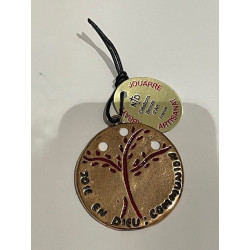 Médaillon communion, bronze d'art, Abbaye Bénédictine de Notre-Dame de Jouarre