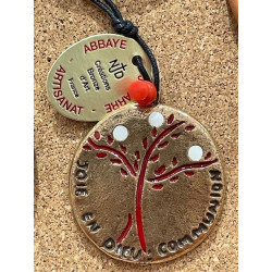 Médaillon communion, bronze...