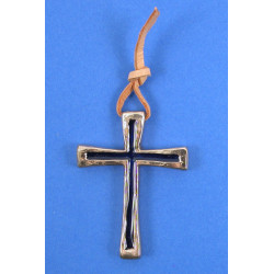Croix murale en bronze...