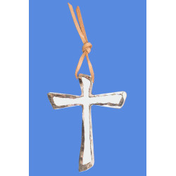 Croix murale en bronze...