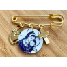 Broche Notre Dame de tendresse, Des Saints Gravés