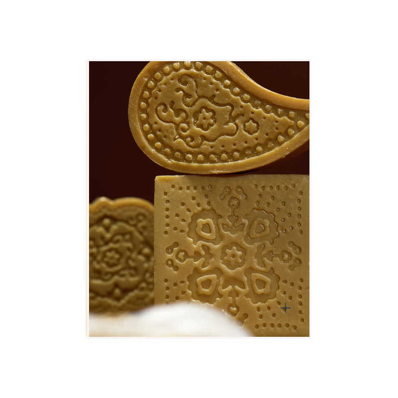 Coffret prestige de savons d'Alep, bordeau, Al Bara