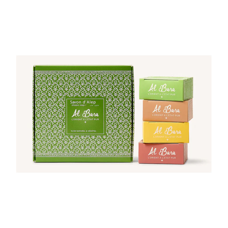 Coffret de savons d'Alep "les Senteurs d'Orient", savons de 50g, Al Bara