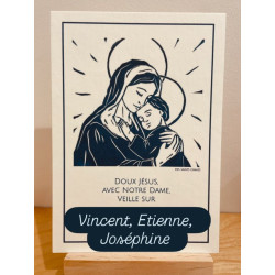Carte postale Doux Jésus...