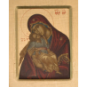 Icone de la Vierge Glikofiloussa, 10 x 12,5 cm, Partant