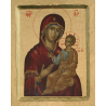 Icône Vierge à l'enfant Hodigitria, 10cm x 12.5 cm, Partant