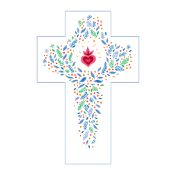 Croix louange, Coeur Sacré,...