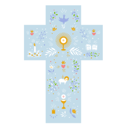 Croix bleue, Communion,...