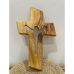 Croix en bois d'olivier,...