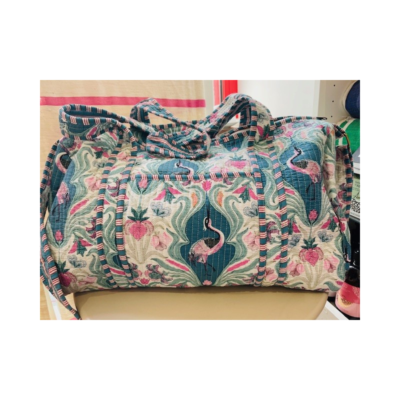 Sac de voyage, 49 x 89 x 25 cm, Pondichéry, Inde