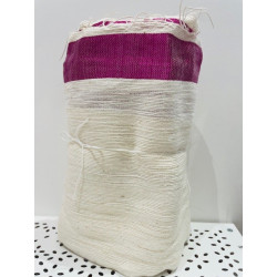 Echarpe Fushia, coton tissé...