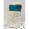 Echarpe verte, coton tissé à la main, 180 cm, Voluntas Dei, Ethiopie