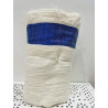Echarpe bleu marine, coton tissé à la main, 180 cm, Voluntas Dei, Ethiopie