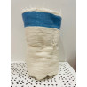 Echarpe bleu ciel , coton tissé à la main, 180 cm, Voluntas Dei, Ethiopie