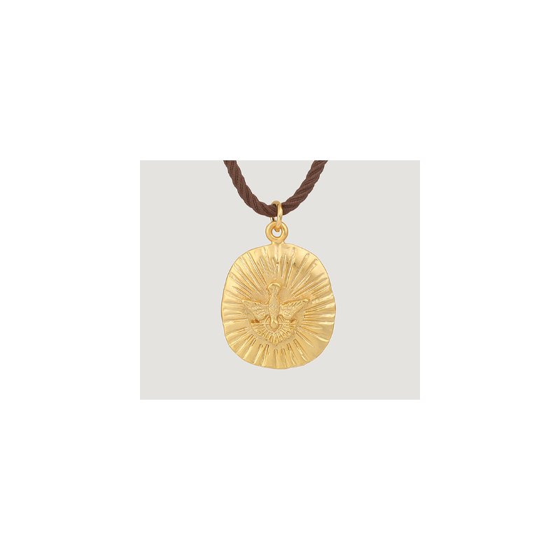 Médaille Esprit Saint Or, Deo Gratias