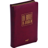 Bible de Jérusalem de voyage,  étui, reluire souple cuir, glissière, tranche or