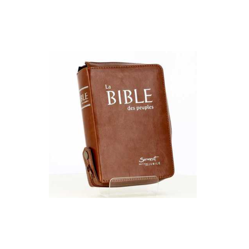La Bible des peuples, format poche,  zippée voyage, Editions du Jubilé