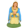 Santon Carbonel,  7 cm, Vierge Marie à genou,  N° 2