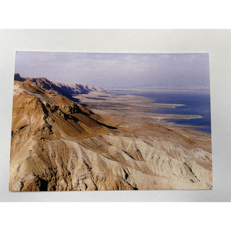 Carte postale d'Orient - Les rives de la mer Morte, Cisjordanie