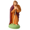 Santon Carbonel, 7 cm, Saint Joseph appuyé N°2