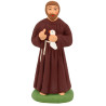 Santon Carbonel, 7 cm, Saint François d'Assise N°2