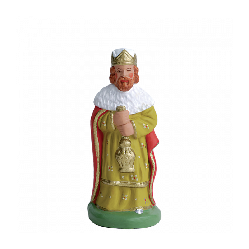 Santon Escoffier 7 cm Roi Mage blanc Melchior
