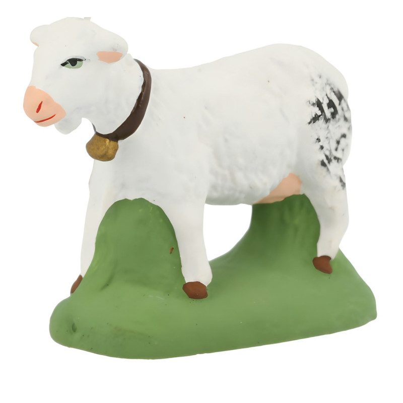 Santon Carbonel, 7 cm, chèvre blanche N°2