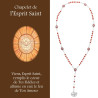 Chapelet de dévotion de l'Esprit Saint avec livret explicatif