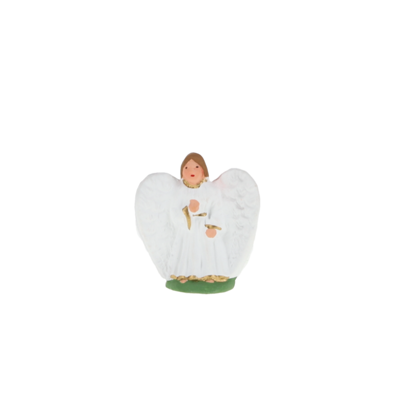 Santon Carbonel, puce (2,5 cm), Ange blanc