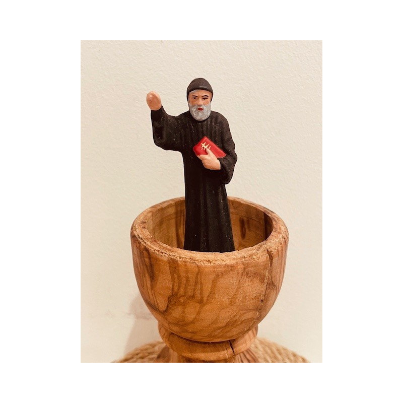 Santon Saint Charbel, 7 cm, Gateau et Fils