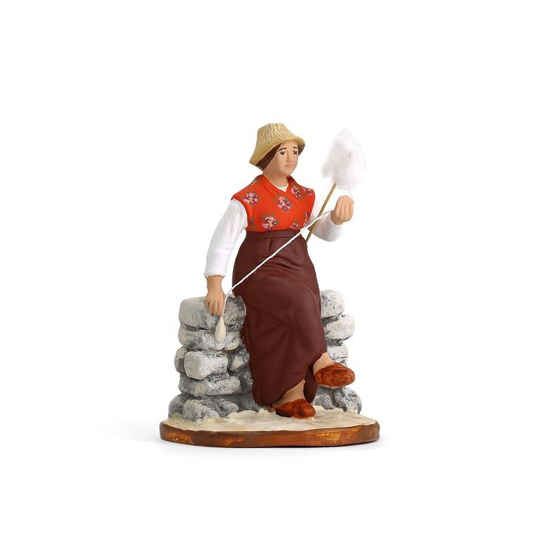 Santon Arterra 9 cm Fileuse (sujet spécial)