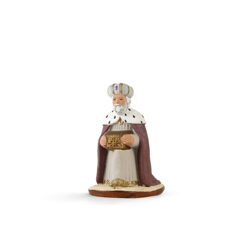 Santon Arterra 9 cm Roi Mage à genoux Melchior